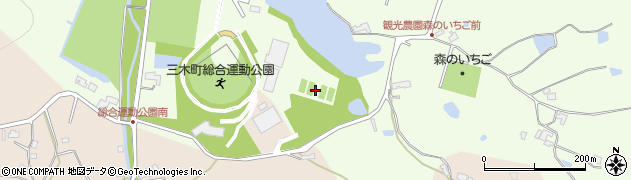 三木町総合運動公園テニスコート周辺の地図
