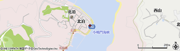 徳島県鳴門市瀬戸町北泊北泊79周辺の地図