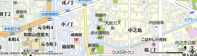 崇賢寺周辺の地図