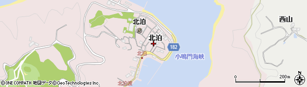 徳島県鳴門市瀬戸町北泊北泊113周辺の地図