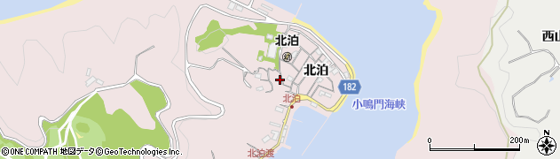 徳島県鳴門市瀬戸町北泊北泊204周辺の地図
