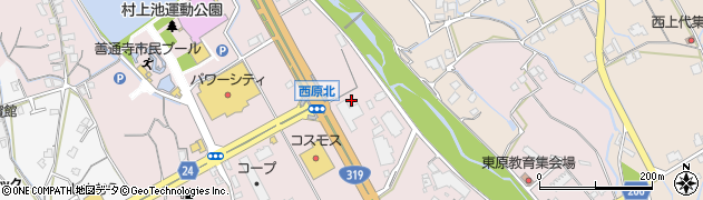 香川県善通寺市与北町3341周辺の地図