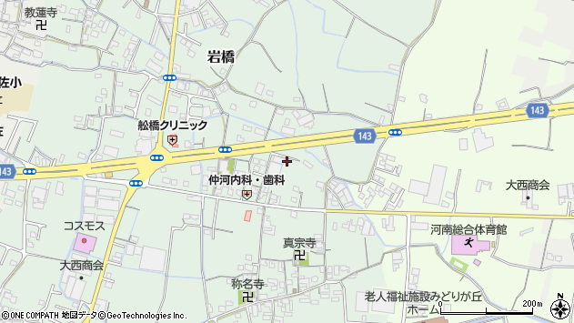 〒640-8301 和歌山県和歌山市岩橋の地図