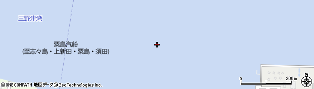 三野津湾周辺の地図