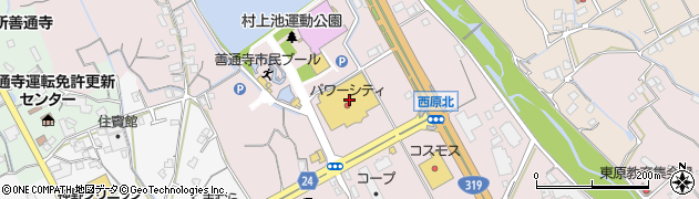 香川県善通寺市与北町3290周辺の地図