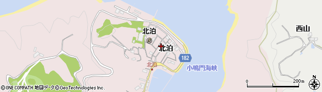徳島県鳴門市瀬戸町北泊北泊148周辺の地図