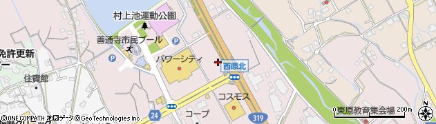 香川県善通寺市与北町3314周辺の地図