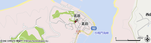 徳島県鳴門市瀬戸町北泊北泊176周辺の地図