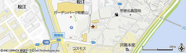 牛角 和歌山ガーデンパーク店周辺の地図