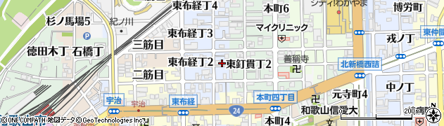 東興駐車場周辺の地図