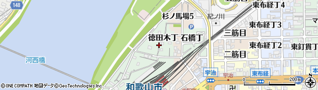 和歌山県和歌山市石橋丁周辺の地図