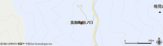 山口県岩国市美和町田ノ口周辺の地図