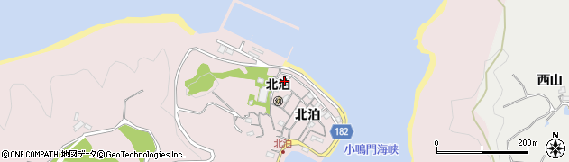 徳島県鳴門市瀬戸町北泊北泊191周辺の地図