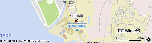 江田島警察署周辺の地図