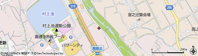 香川県善通寺市与北町3357周辺の地図
