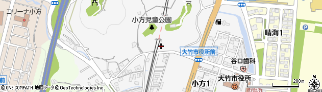 広島県大竹市小方周辺の地図