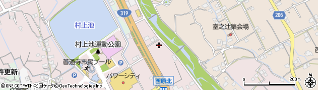 香川県善通寺市与北町3360周辺の地図