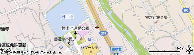 香川県善通寺市与北町3309周辺の地図