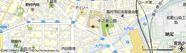 和歌山市立中之島小学校周辺の地図