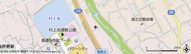 香川県善通寺市与北町3363周辺の地図