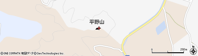 平野山周辺の地図