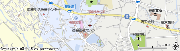 香川県高松市香南町横井1030周辺の地図