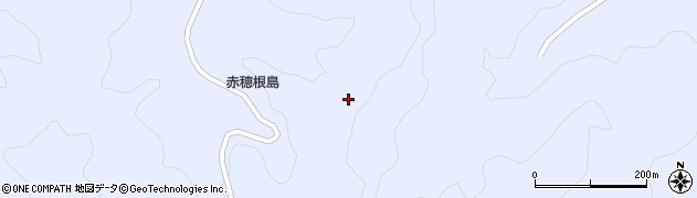 赤穂根島周辺の地図