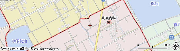 香川県善通寺市与北町791周辺の地図