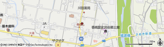 香南郵便局周辺の地図