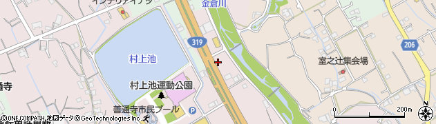香川県善通寺市与北町3365周辺の地図