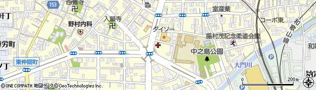 まいどおおきに食堂和歌山中之島食堂周辺の地図