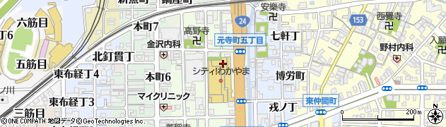 株式会社松源　元寺店周辺の地図