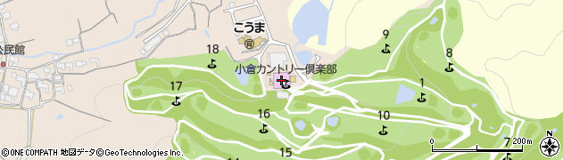 小倉カントリー倶楽部周辺の地図