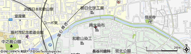 和歌山県和歌山市納定周辺の地図