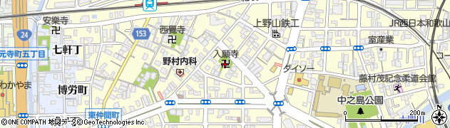 入願寺周辺の地図
