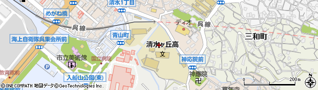 清水ヶ丘高等学校周辺の地図