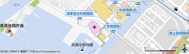 大和ミュージアム周辺の地図