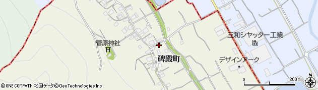 香川県善通寺市碑殿町周辺の地図