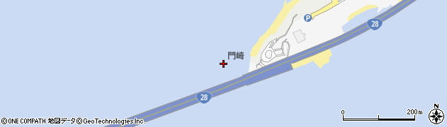 門崎周辺の地図