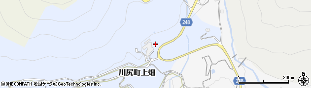 広島県呉市川尻町上畑周辺の地図