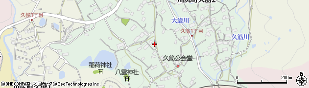 広島県呉市川尻町久筋1丁目周辺の地図