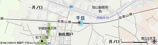 千旦駅周辺の地図