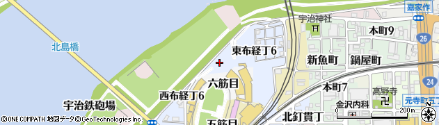 和歌山県和歌山市東布経丁周辺の地図