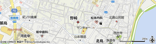 和歌山県和歌山市野崎76周辺の地図