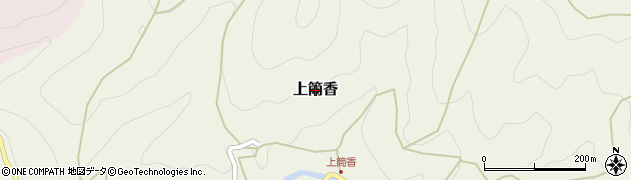和歌山県高野町（伊都郡）上筒香周辺の地図