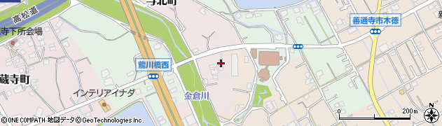 香川県善通寺市与北町3409周辺の地図