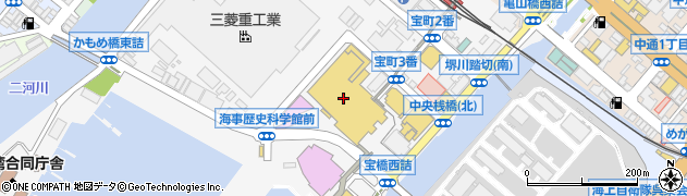 ラフィネゆめタウン呉店周辺の地図