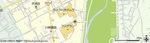 フジグラン丸亀内郵便局周辺の地図