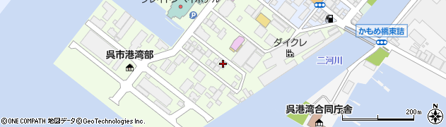 堀口海運株式会社　川原石南埠頭周辺の地図