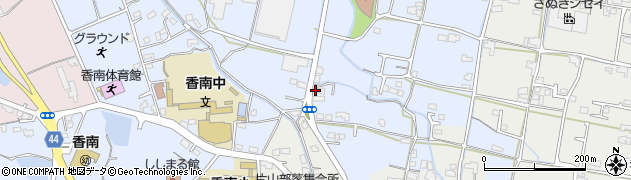 香川県高松市香南町横井727周辺の地図